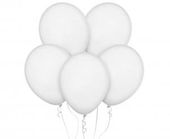 balony decomex 18" 46cm pastel białe 25szt.  d8-p100