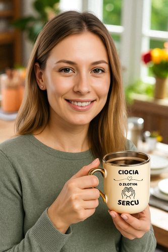 Kubek PREMIUM z dedykacją wyjątkowy elegancki prezent dla CIOCI na Arena.pl