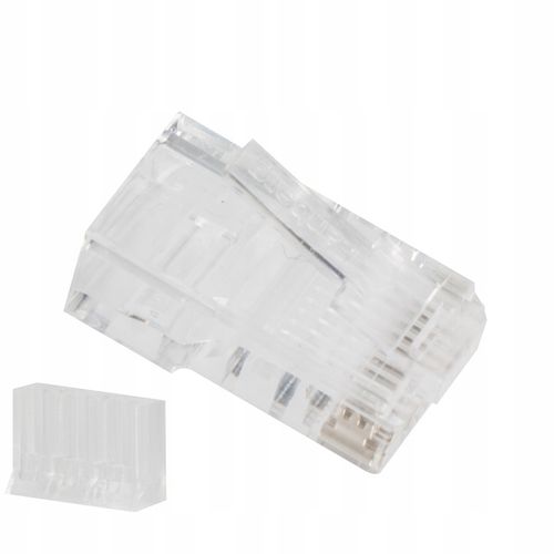 100X WTYK WTYKI KOŃCÓWKI WTYCZKA RJ45 8P8C UTP KAT.6 Z PROWADNICĄ LANBERG na Arena.pl