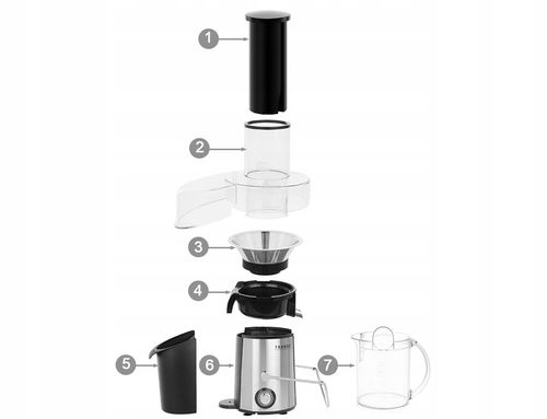 SOKOWIRÓWKA WYSOKOOBROTOWA do owoców i warzyw FreshJuice TRANSA 1400W na Arena.pl