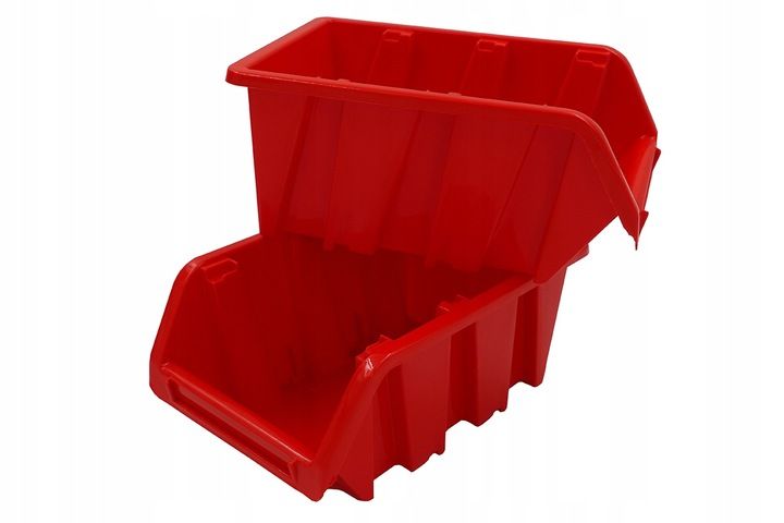 Pudełka warsztatowe kuweta czerwone 155x100x70 mm POJEMNIKI KUWETY 20 SZT zdjęcie 9
