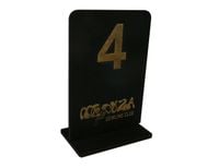 drewniany numerek numerki na stolik do restauracji 10x15cm - 10 SZTUK