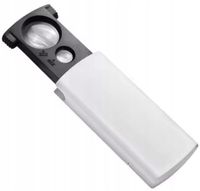 LUPA JUBILERSKA Z LATARKĄ LED Latarka Kieszonkowa 45x 20x 2030