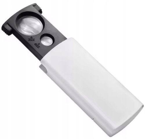 LUPA JUBILERSKA Z LATARKĄ LED Latarka Kieszonkowa 45x 20x 2030 na Arena.pl