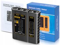 2X Tester okablowania sieci LAN kabli przewodów sieciowych RJ45 RJ11 ANENG