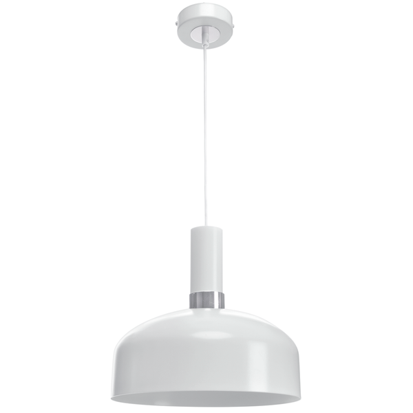 LAMPA WISZĄCA MALMO WHITE/CHROME 1XE27 zdjęcie 8
