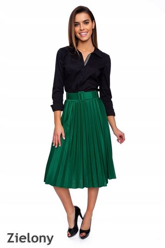 802___SPÓDNICA PLISOWANA PASEK GUMKA na Arena.pl