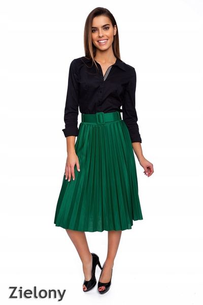 802___SPÓDNICA PLISOWANA PASEK GUMKA zdjęcie 5
