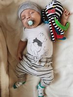 MOM'S CARE OŚMIORNICA GRZECHOTKA ZABAWKA KONTRASTOWA SENSORYCZNA HENCZ 998