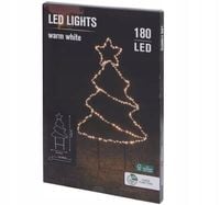 Choinka 180 LED Ozdoba Lampki Świąteczne Figurka Świetlna 70.5cm