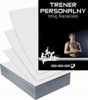 Ulotki A6 reklamowe firmowe 1000szt PROJEKT GRATIS TRENER PERSONALNY