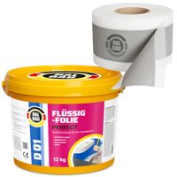 Folia w płynie 12kg Hydroizolacja Taśma 5m Zestaw