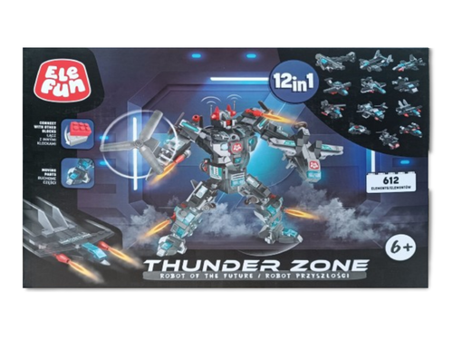 Klocki Elefun Thunder Zone Robot przyszłości (12w1) 633013 na Arena.pl