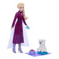 DISNEY FROZEN LALKA ELSA + BABY BEAR