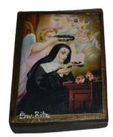 Ikona Święta Rita patronka od spraw beznadziejnych, przy ciężkich chorobach