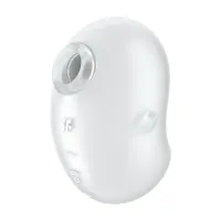 satisfyer cutie ghost air pulse - wodoodporny model ciśnieniowy, biały