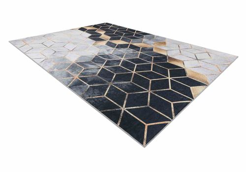 RUG/LU/ARLEN/CUBE2/BLACK+GOLD/120x170 na Arena.pl