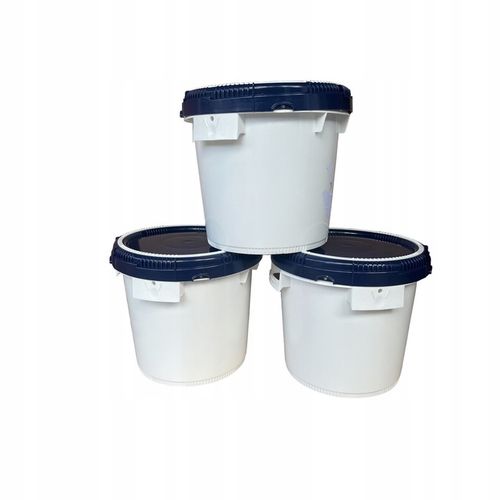 3 szt Wiadro plastikowe 15l zakręcane pojemnik 15 do fermentacji kwaszenia na Arena.pl