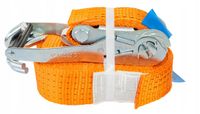 PAS TRANSPORTOWY z napinaczem 5 ton 6 mb 50 mm BARDZO MOCNY 6M/50mm/5T