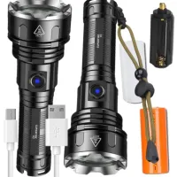 MOCNA LATARKA TAKTYCZNA LED XHP90 ZOOM WOJSKOWA CREE AKUMULATOROWA SZPERACZ