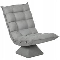Fotel obrotowy Homcom 839-423V00LG 62x70x95 cm szary