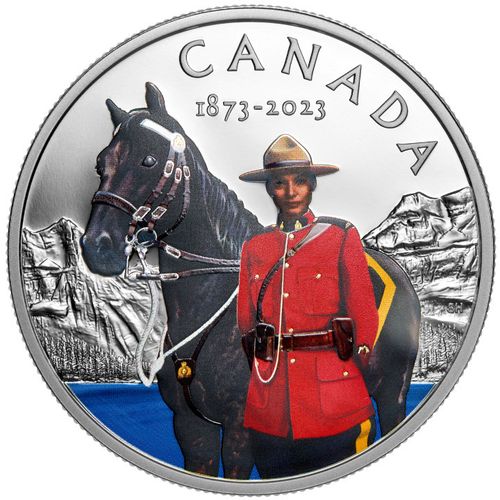 Canada: 150th Anniversary of the RCMP kolorowany $20 Srebro 2023 Proof na Arena.pl