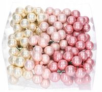 BOMBKI SZKLANE DO STROIKÓW NA DRUCIKU CHOINKOWE BOMBKA 1,5cm 144szt