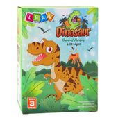DLA DZIECI  LAMPKA NOCNA DINOZAURY W SŁOIKU