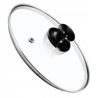 KADAX Pokrywka Szklana 28cm Pokrywa Patelni Garnka