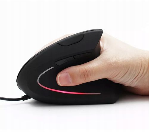 MYSZKA Pionowa Wertykalna MYSZ Ergonomiczna Przewodowa USB Cicha Zenwire na Arena.pl