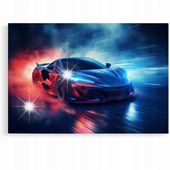 Obraz 90x60 samochody bugatti chiron sportowy do garażu sportowy mechanik