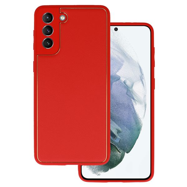 TEL PROTECT Luxury Case do Samsung Galaxy S21 Plus Czerwony zdjęcie 1