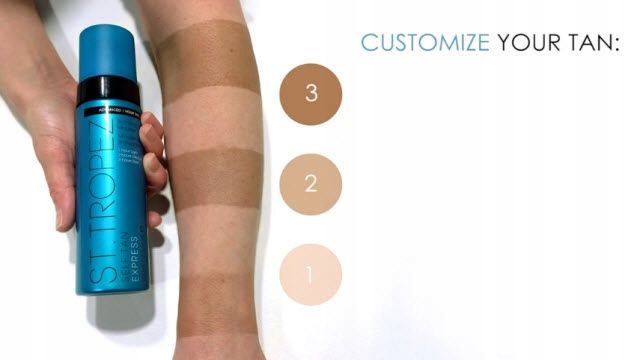 St.Tropez samoopalacz 1h pianka 2 rękawice gratis zdjęcie 2