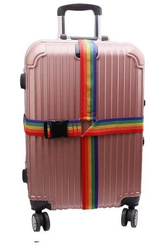 PAS PODWÓJNY SPINAJĄCY DO WALIZKI zabezpieczający 5cm 4m na BAGAŻU 1szt kol na Arena.pl