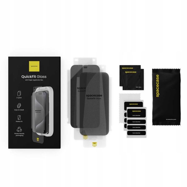 Spacecase Quickfit Privacy Glass Iphone 16 Pro / 17 / 17 Pro zdjęcie 11
