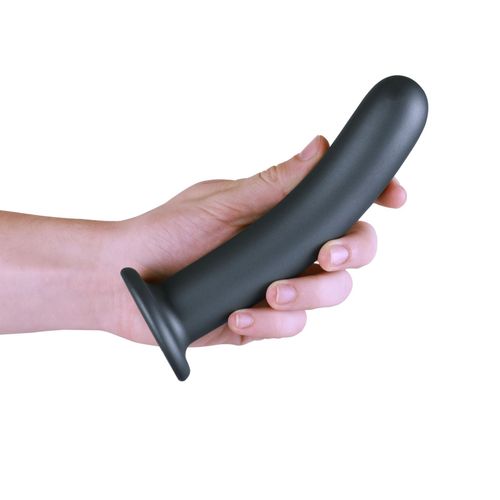 smooth silicone g-spot dildo - 7'' / 17 cm na Arena.pl