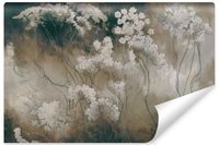 Fototapeta Do Salonu BETON Abstrakcja Kwiaty Rośliny Natura 400cm x 280cm