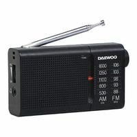 Radio Tranzystorowe Daewoo Czarny AM/FM