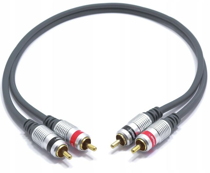 KABEL 2x RCA - 2x RCA CHINCH VITALCO 2M zdjęcie 2