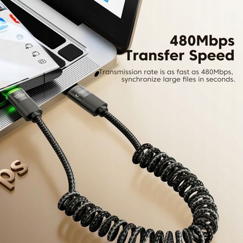 TECH-PROTECT UB20T ULTRABOOST TYPE-C CABLE PD100W/5A 180CM BLACK na Arena.pl