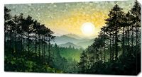 Obraz 90x50cm Mozaika Dźwięków Przyrody