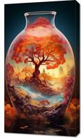 Obraz 50x90cm Drzewo Życia w Szkle