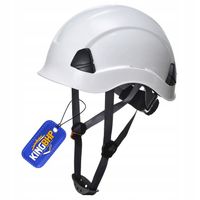Hełm Roboczy LOKI Ochronny Budowlany Kask BHP Wysokościowy 4-punktowy ALPIN