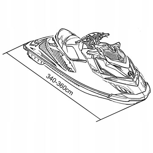 Pokrowiec na skuter wodny do transportu 340-360cm na Arena.pl