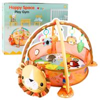 Mata Leżanka Kojec Dla Niemowlaka Basenik Zawieszki Kulki 20 szt 3w1 Lew