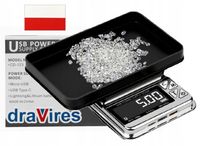 Waga draVires 1kg 0,01g 1000g elektroniczna jubilerska