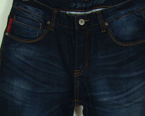 Spodnie jeans regular proste pas 90cm 34/34 -DM063 na Arena.pl