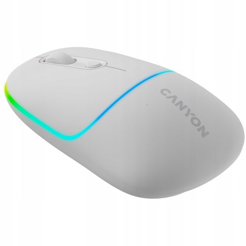 Myszka CANYON MW-22 2w1 RGB Biała na Arena.pl