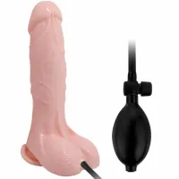 baile nadmuchiwany model intymny z przyssawką 15 cm tpr żylasty