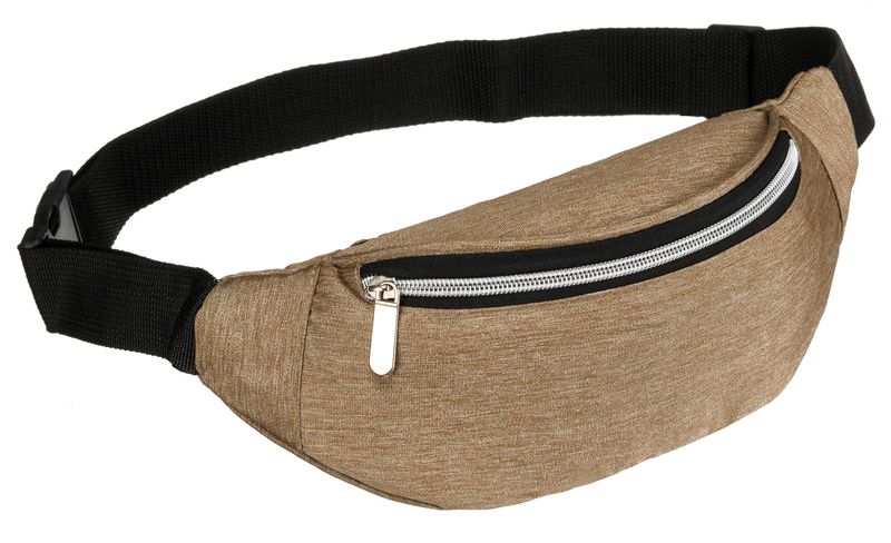 saszetka na pas wb01d brown/silver zdjęcie 1